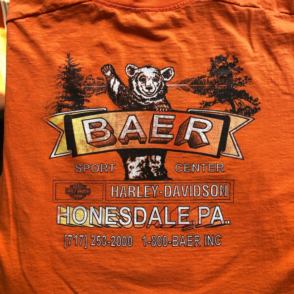 Vintage PA Harley Tee Shirt - Picture 4 of 4